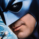 George Clooney wears the famous cowl as Batman in Batman and Robin.